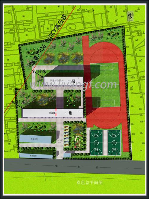 溧阳市东升小学总平面图