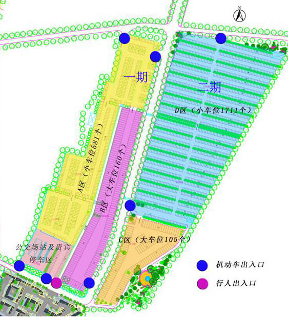 溧阳市戴埠镇南山竹海旅游景区配套设施(停车场)规划总平面图