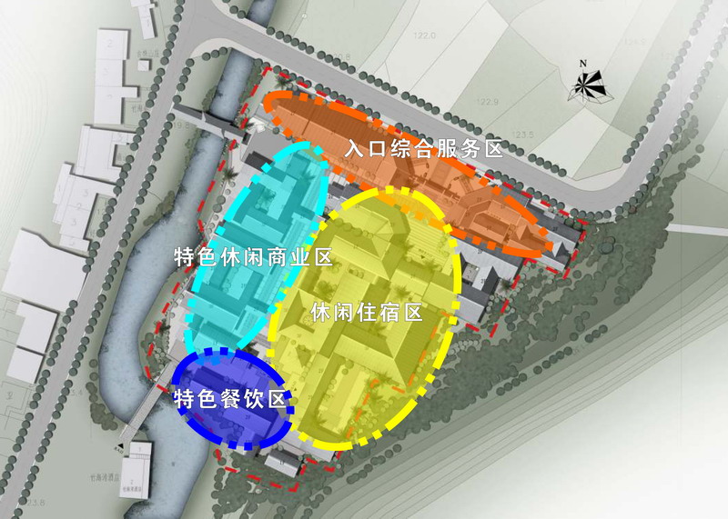 溧阳市戴埠镇南山竹海旅游景区功能分区图